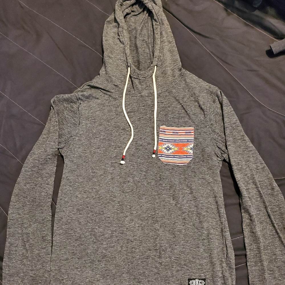 Brooklyn Cloth Aztec light hooded shirt